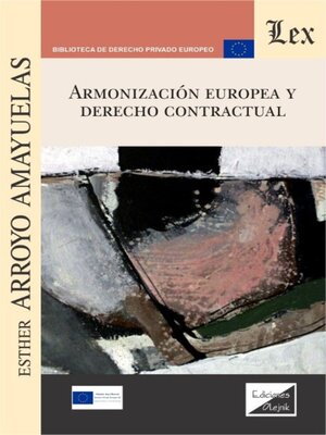 cover image of Armonización europea y derecho contractual